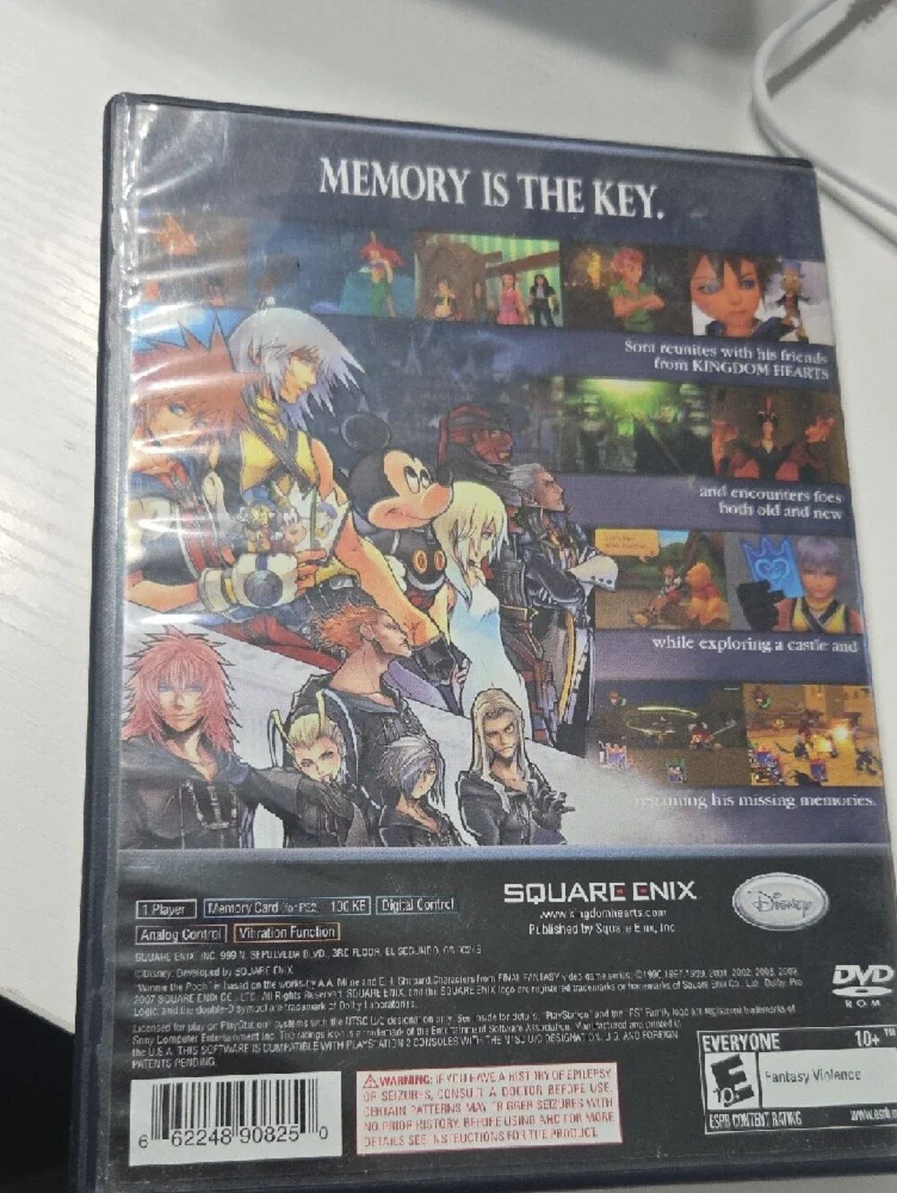 Sony PlayStation 2 Kingdom Hearts: Chain of Memories - Purple/Silver
